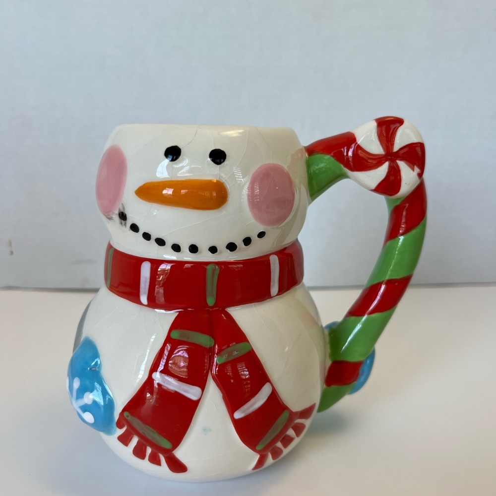 Pier 1 Imports Snowman Mug